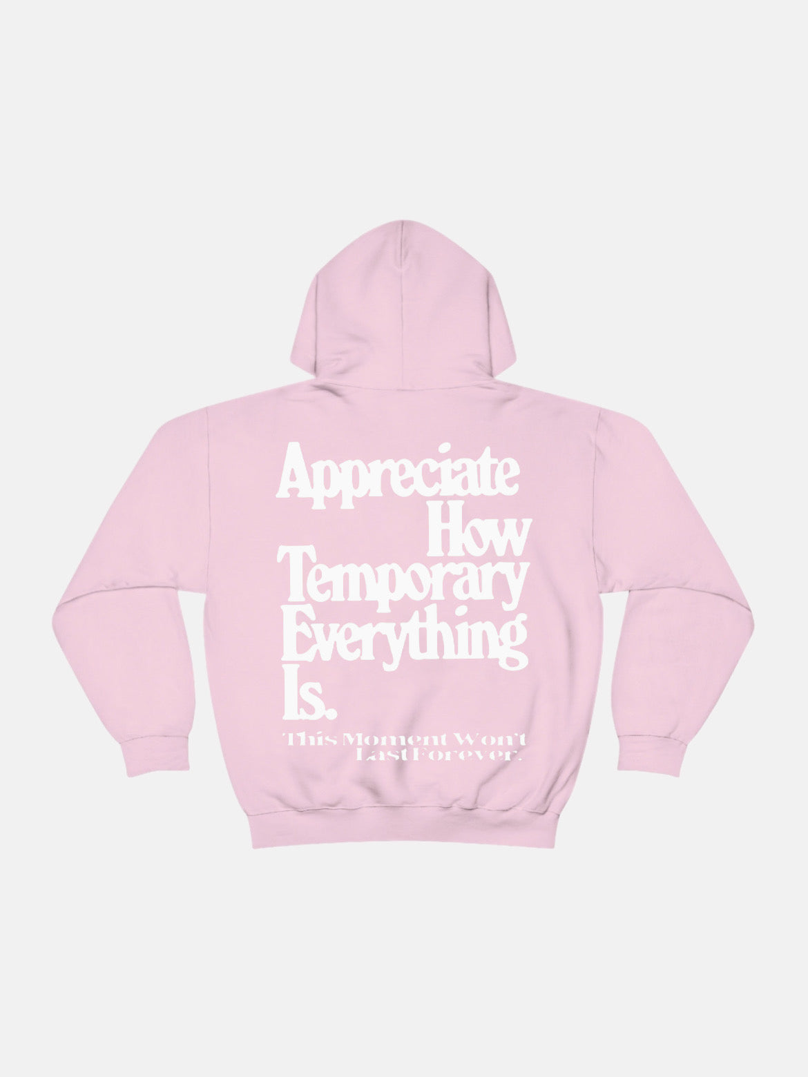 Appreciate How Temporary Hoodie