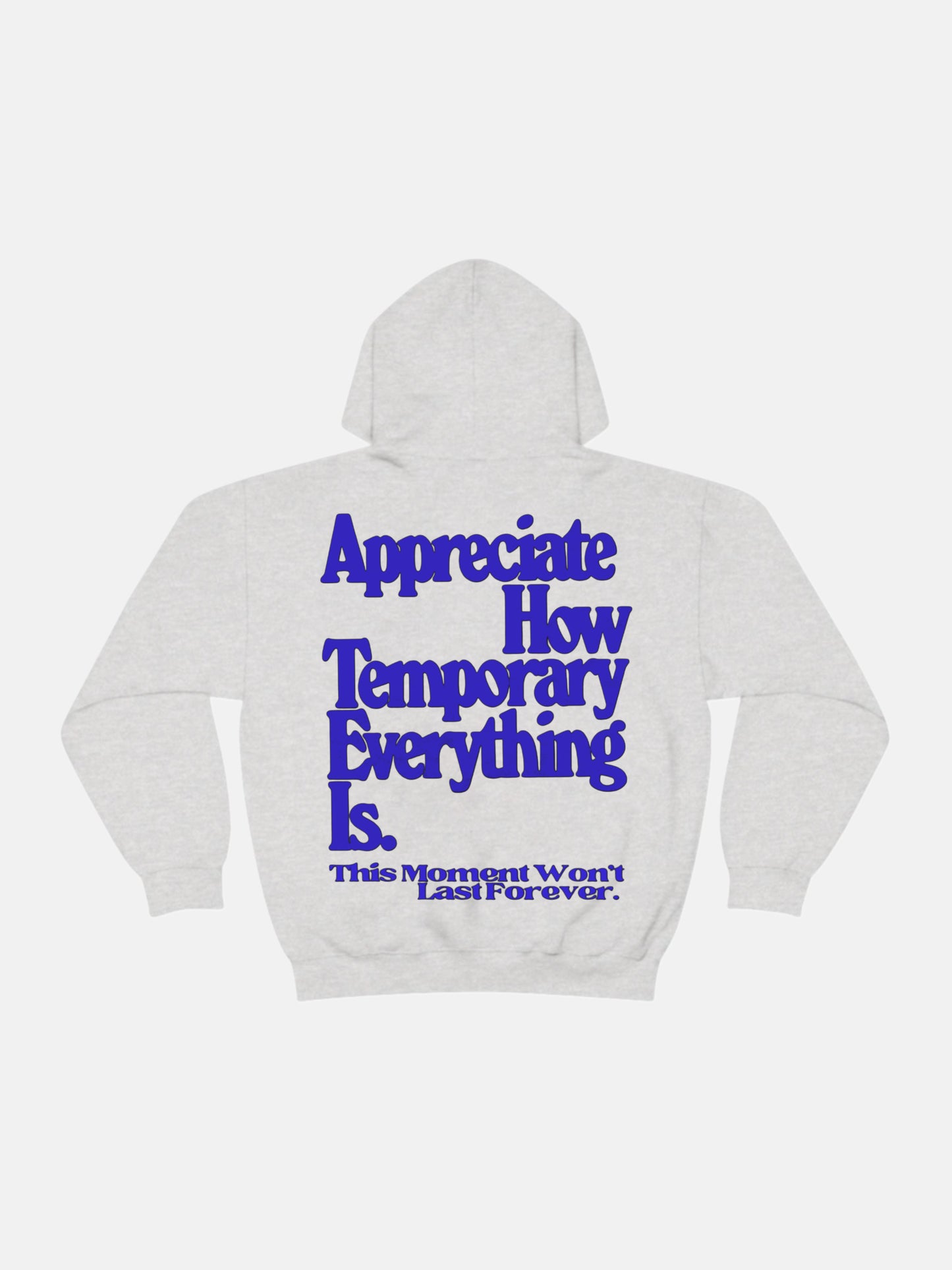 Appreciate How Temporary Hoodie